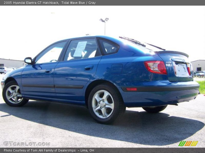 Tidal Wave Blue / Gray 2005 Hyundai Elantra GT Hatchback