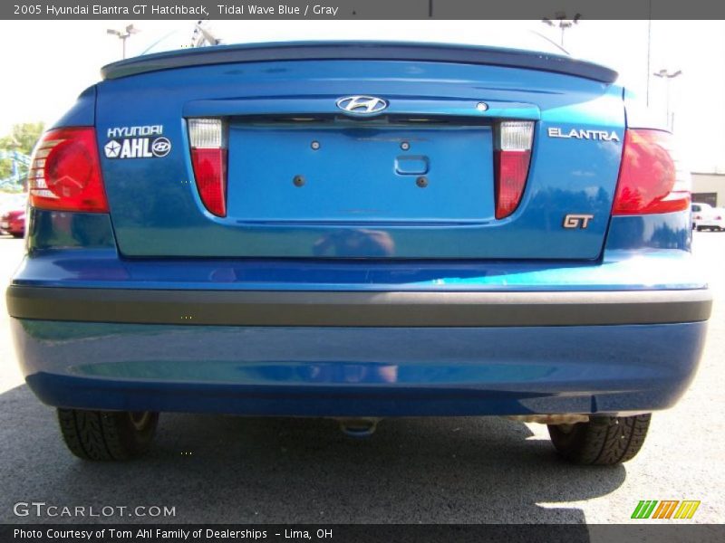 Tidal Wave Blue / Gray 2005 Hyundai Elantra GT Hatchback