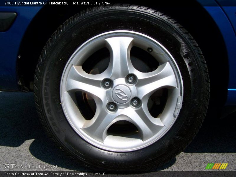Tidal Wave Blue / Gray 2005 Hyundai Elantra GT Hatchback