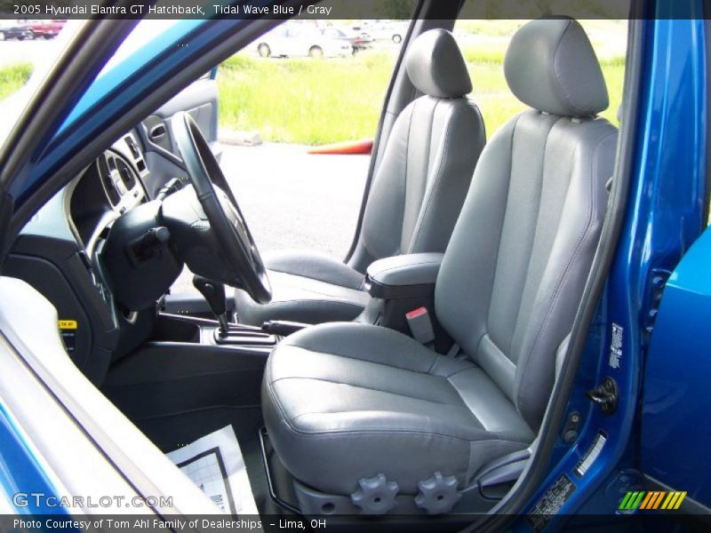 Tidal Wave Blue / Gray 2005 Hyundai Elantra GT Hatchback