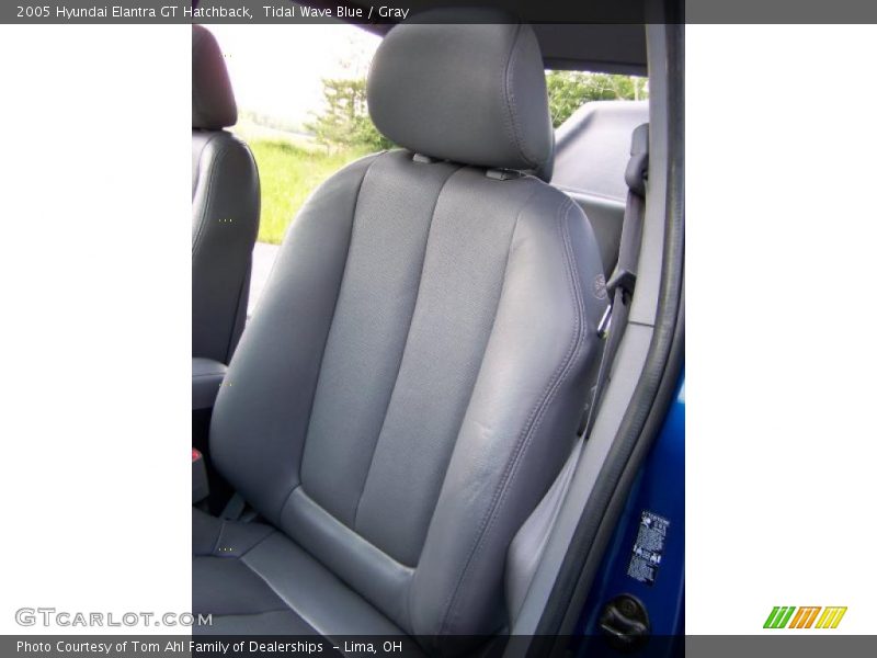 Tidal Wave Blue / Gray 2005 Hyundai Elantra GT Hatchback