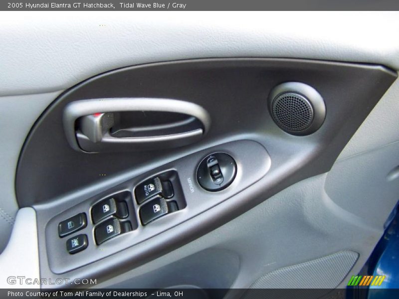 Tidal Wave Blue / Gray 2005 Hyundai Elantra GT Hatchback