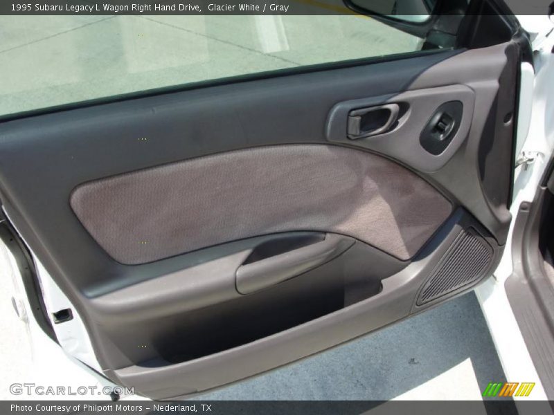 Glacier White / Gray 1995 Subaru Legacy L Wagon Right Hand Drive