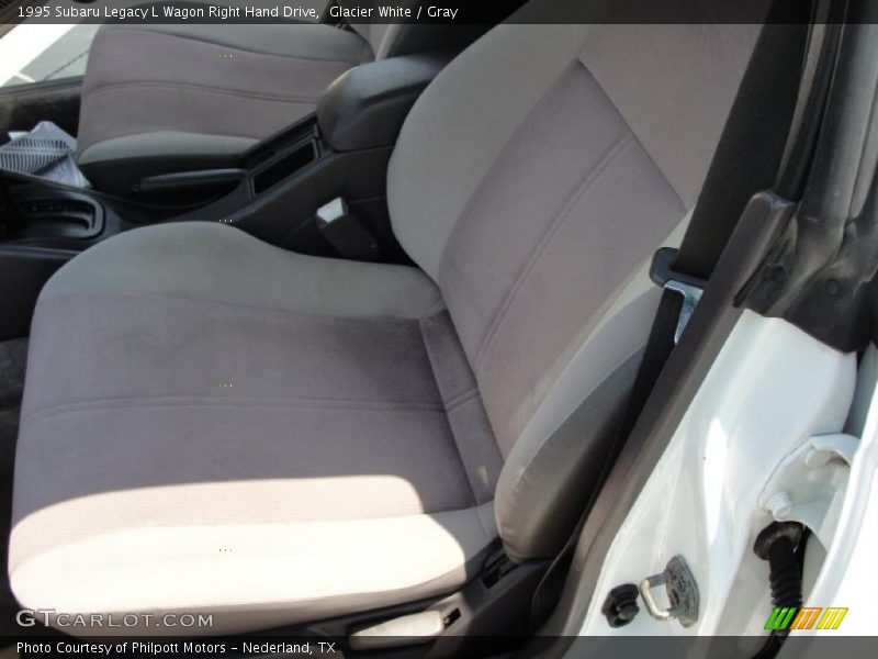Glacier White / Gray 1995 Subaru Legacy L Wagon Right Hand Drive