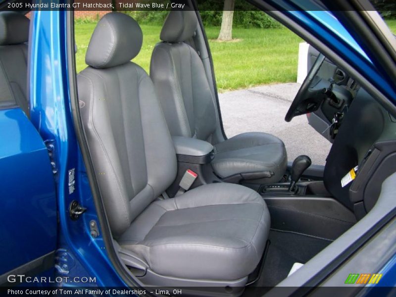 Tidal Wave Blue / Gray 2005 Hyundai Elantra GT Hatchback