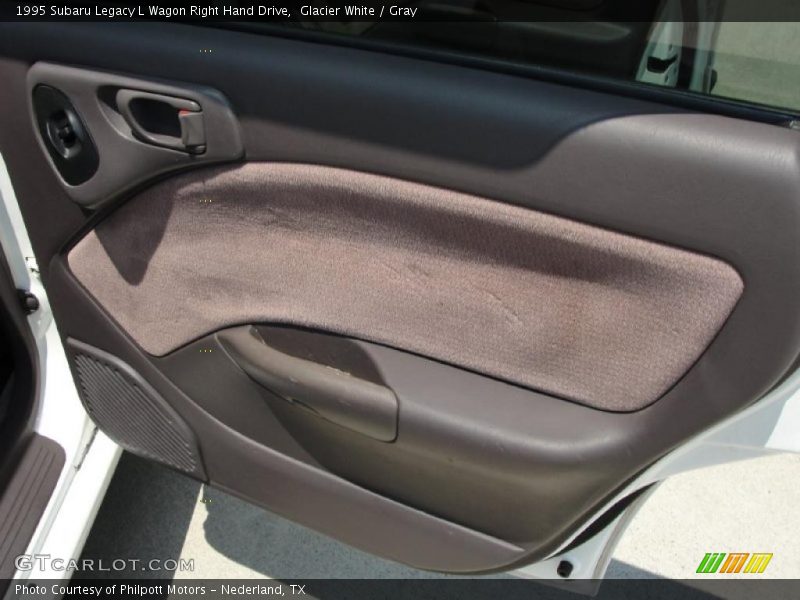 Glacier White / Gray 1995 Subaru Legacy L Wagon Right Hand Drive