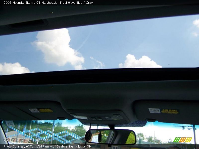Tidal Wave Blue / Gray 2005 Hyundai Elantra GT Hatchback
