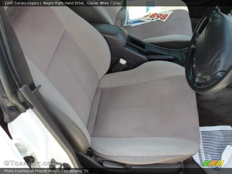 Glacier White / Gray 1995 Subaru Legacy L Wagon Right Hand Drive
