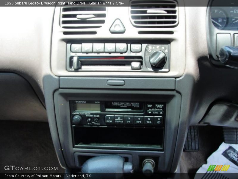 Glacier White / Gray 1995 Subaru Legacy L Wagon Right Hand Drive
