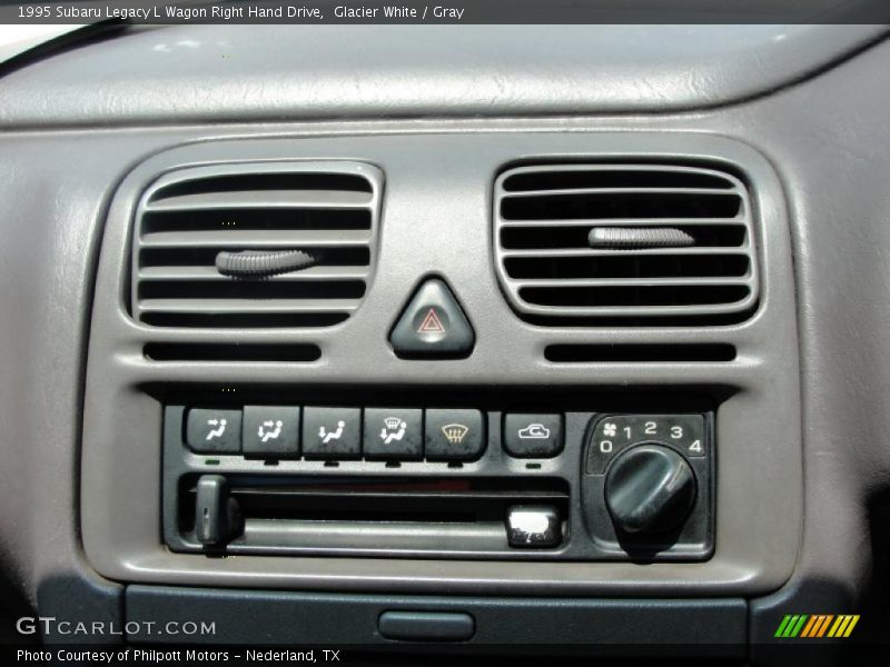 Glacier White / Gray 1995 Subaru Legacy L Wagon Right Hand Drive
