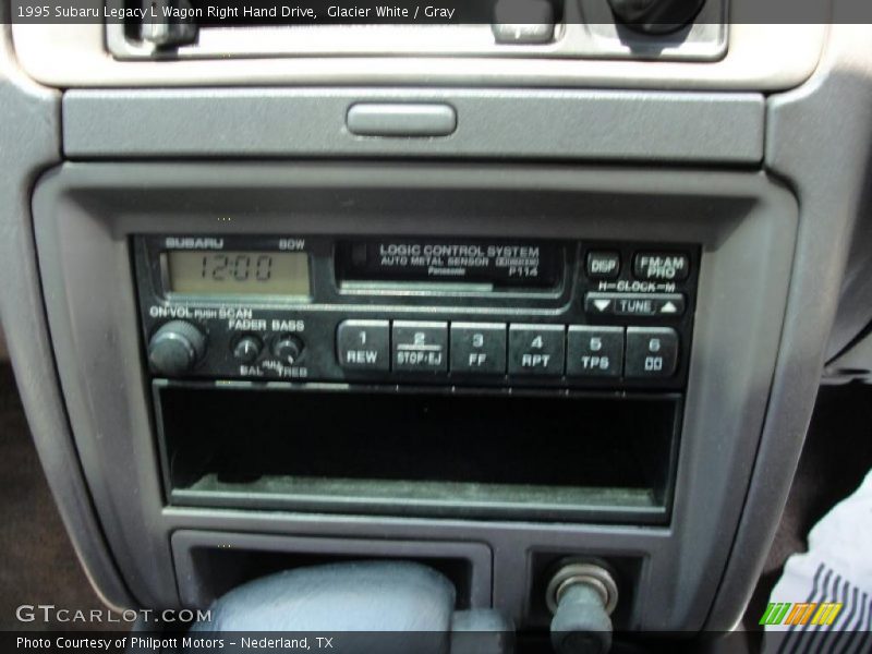 Glacier White / Gray 1995 Subaru Legacy L Wagon Right Hand Drive