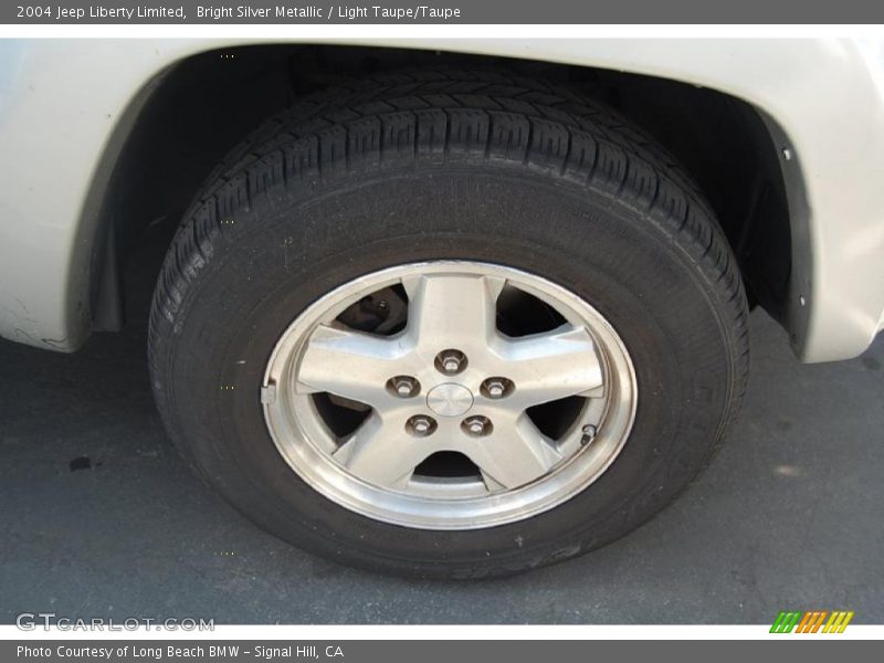 Bright Silver Metallic / Light Taupe/Taupe 2004 Jeep Liberty Limited