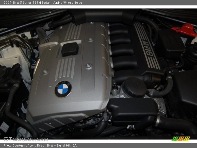 Alpine White / Beige 2007 BMW 5 Series 525xi Sedan