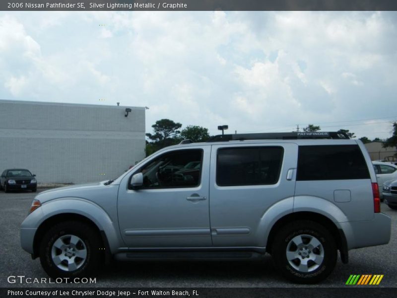 Silver Lightning Metallic / Graphite 2006 Nissan Pathfinder SE