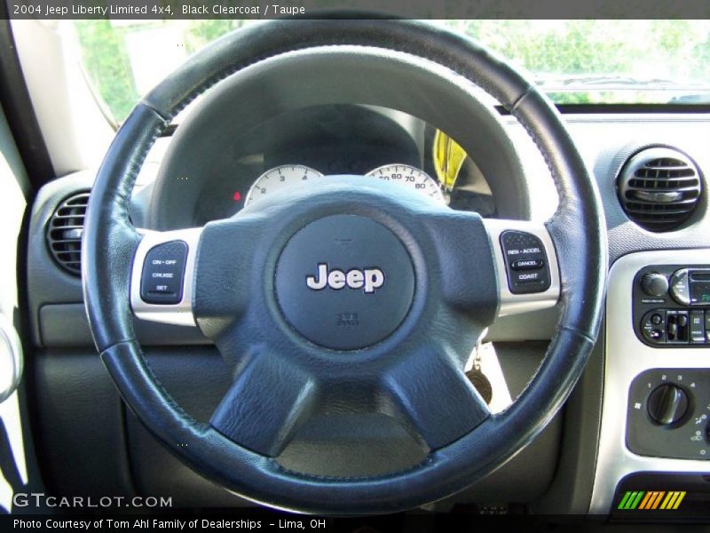 Black Clearcoat / Taupe 2004 Jeep Liberty Limited 4x4