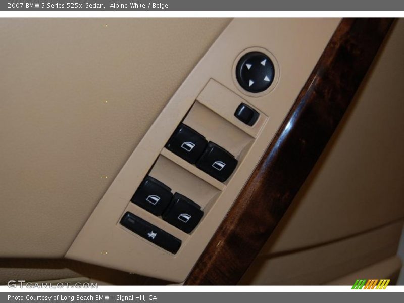 Alpine White / Beige 2007 BMW 5 Series 525xi Sedan