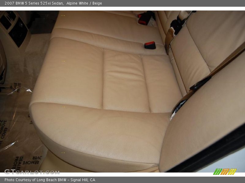 Alpine White / Beige 2007 BMW 5 Series 525xi Sedan