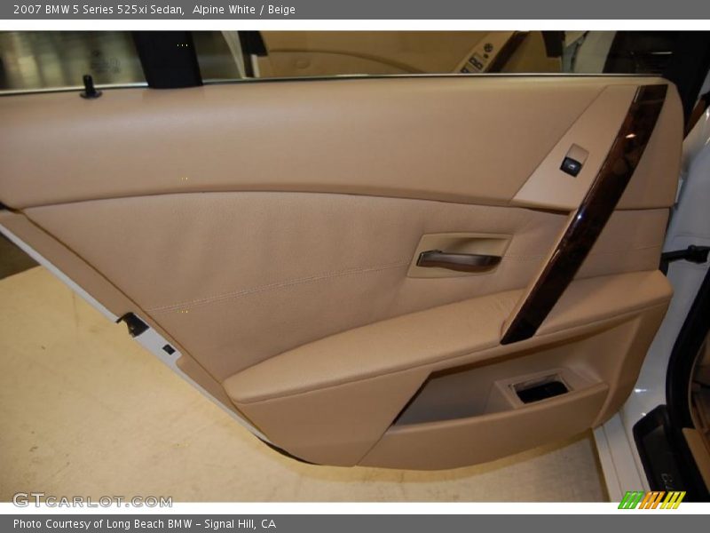 Alpine White / Beige 2007 BMW 5 Series 525xi Sedan