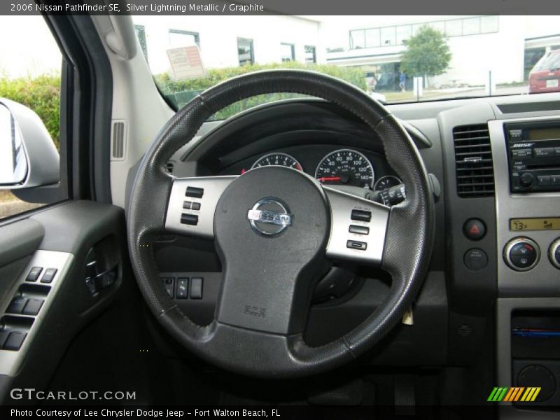 Silver Lightning Metallic / Graphite 2006 Nissan Pathfinder SE
