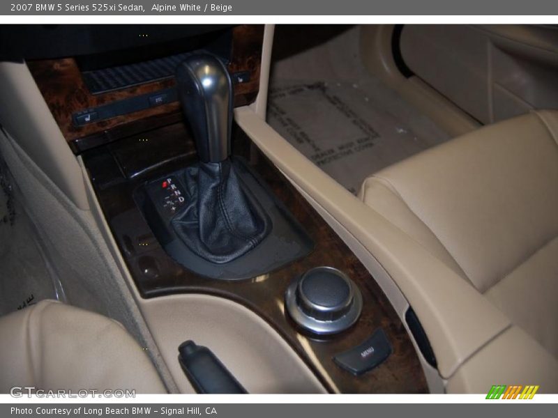 Alpine White / Beige 2007 BMW 5 Series 525xi Sedan