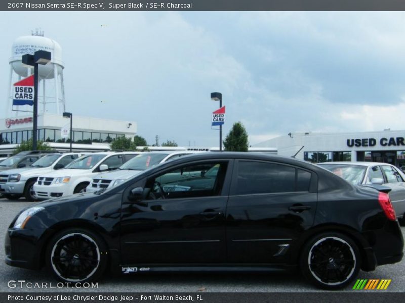 Super Black / SE-R Charcoal 2007 Nissan Sentra SE-R Spec V