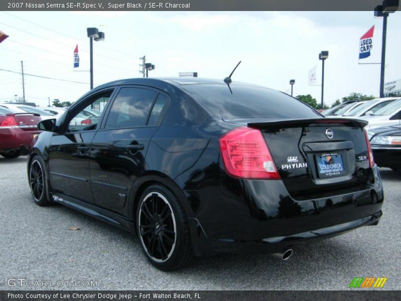 Super Black / SE-R Charcoal 2007 Nissan Sentra SE-R Spec V
