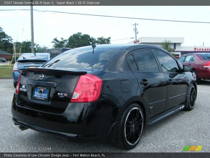 Super Black / SE-R Charcoal 2007 Nissan Sentra SE-R Spec V
