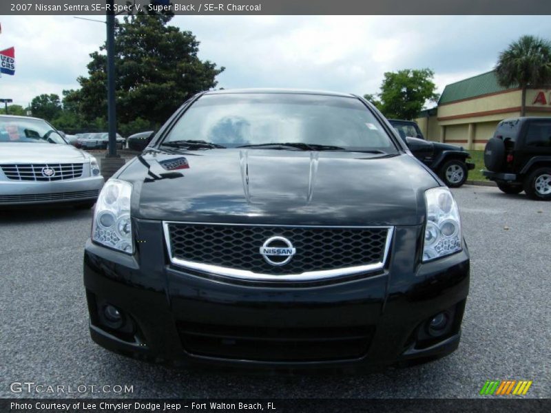 Super Black / SE-R Charcoal 2007 Nissan Sentra SE-R Spec V