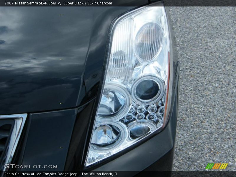 Super Black / SE-R Charcoal 2007 Nissan Sentra SE-R Spec V