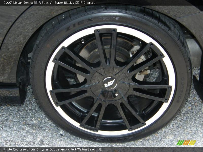 Super Black / SE-R Charcoal 2007 Nissan Sentra SE-R Spec V