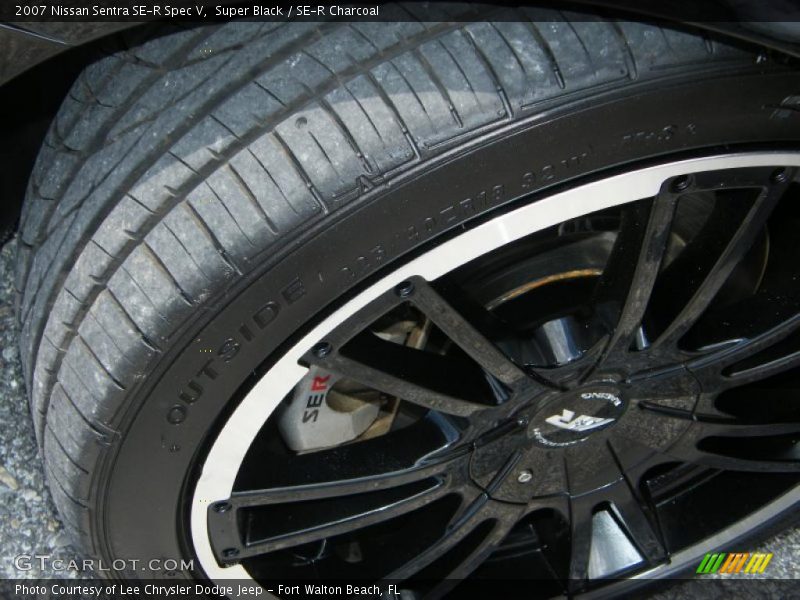 Super Black / SE-R Charcoal 2007 Nissan Sentra SE-R Spec V