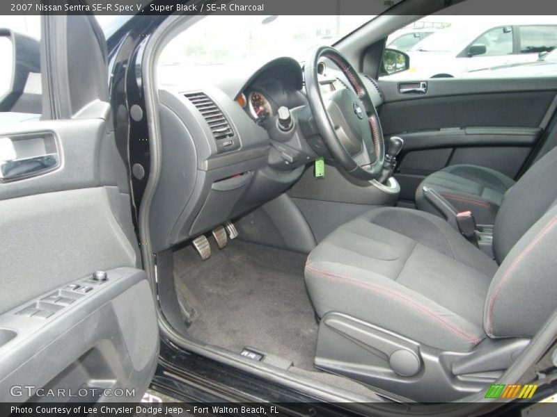 Super Black / SE-R Charcoal 2007 Nissan Sentra SE-R Spec V