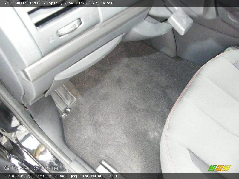 Super Black / SE-R Charcoal 2007 Nissan Sentra SE-R Spec V