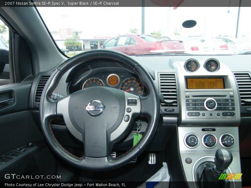 Super Black / SE-R Charcoal 2007 Nissan Sentra SE-R Spec V