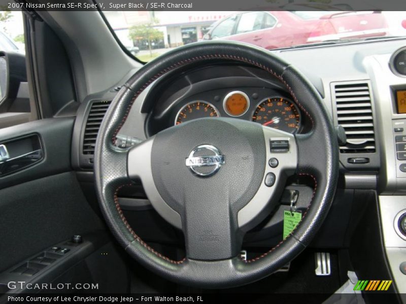 Super Black / SE-R Charcoal 2007 Nissan Sentra SE-R Spec V
