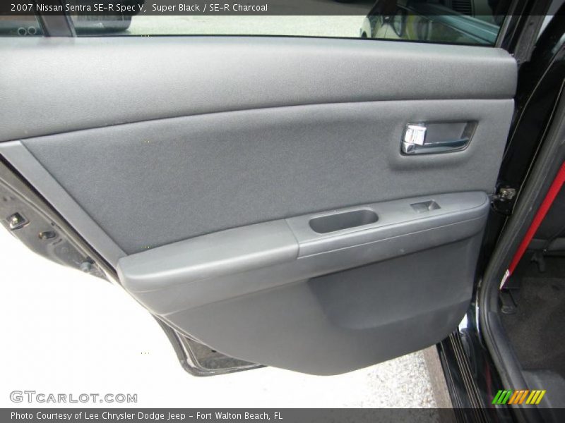 Super Black / SE-R Charcoal 2007 Nissan Sentra SE-R Spec V
