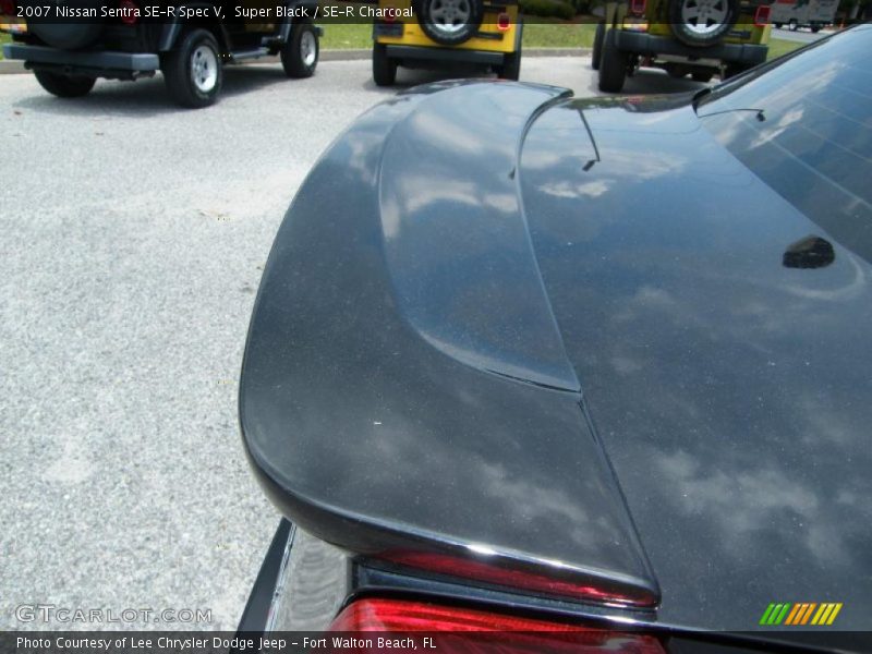 Super Black / SE-R Charcoal 2007 Nissan Sentra SE-R Spec V