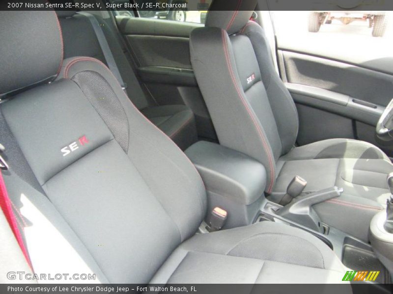Super Black / SE-R Charcoal 2007 Nissan Sentra SE-R Spec V