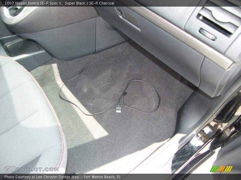 Super Black / SE-R Charcoal 2007 Nissan Sentra SE-R Spec V
