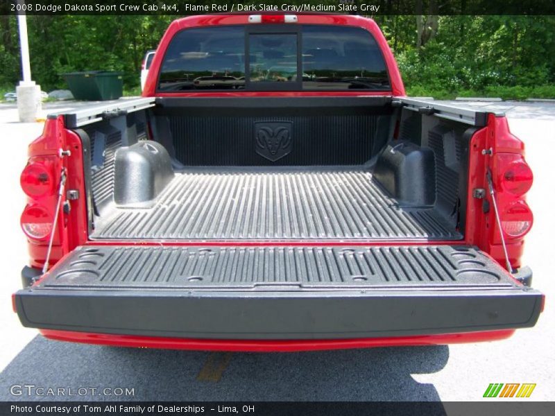 Flame Red / Dark Slate Gray/Medium Slate Gray 2008 Dodge Dakota Sport Crew Cab 4x4