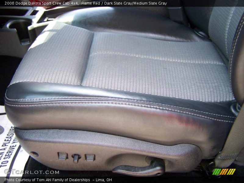 Flame Red / Dark Slate Gray/Medium Slate Gray 2008 Dodge Dakota Sport Crew Cab 4x4