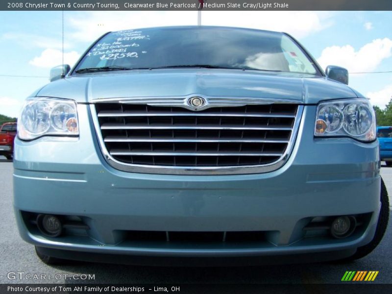 Clearwater Blue Pearlcoat / Medium Slate Gray/Light Shale 2008 Chrysler Town & Country Touring