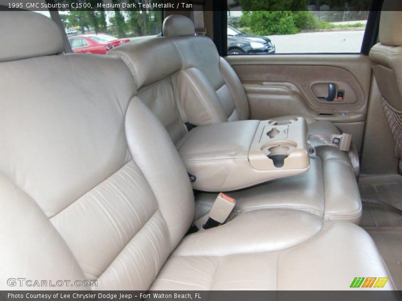 Medium Dark Teal Metallic / Tan 1995 GMC Suburban C1500