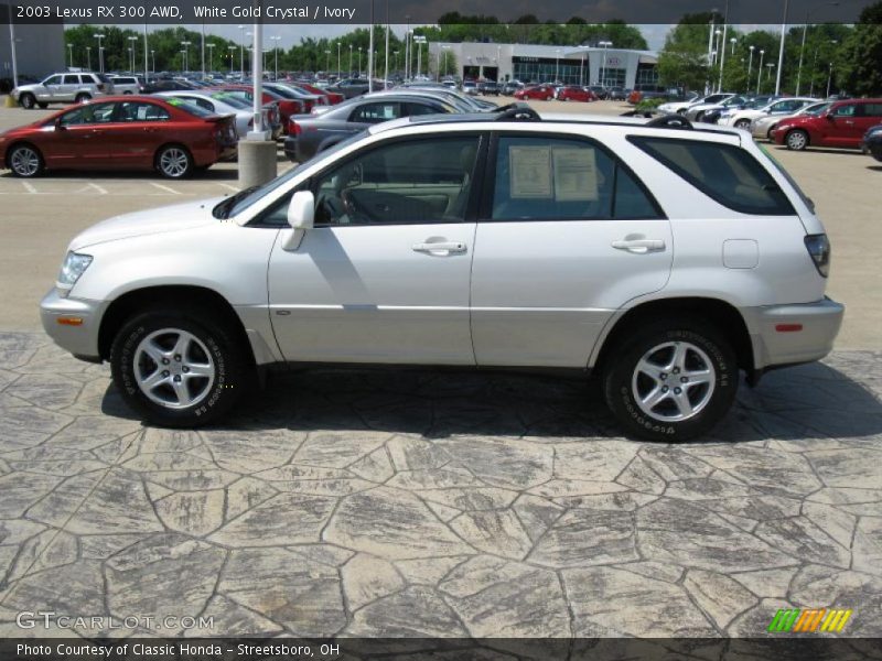 White Gold Crystal / Ivory 2003 Lexus RX 300 AWD