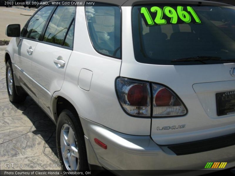 White Gold Crystal / Ivory 2003 Lexus RX 300 AWD