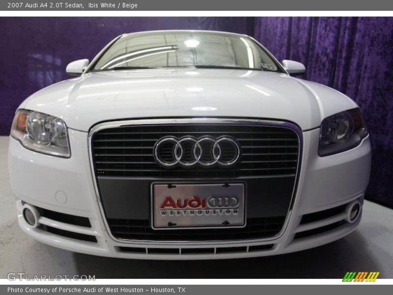 Ibis White / Beige 2007 Audi A4 2.0T Sedan