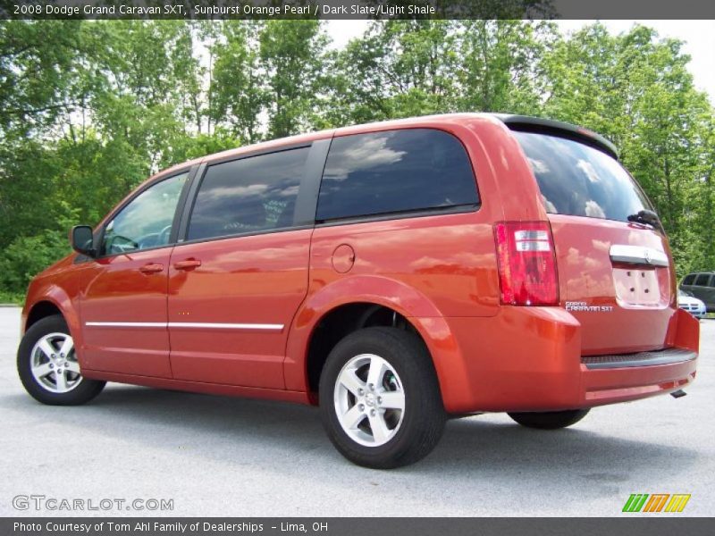 Sunburst Orange Pearl / Dark Slate/Light Shale 2008 Dodge Grand Caravan SXT