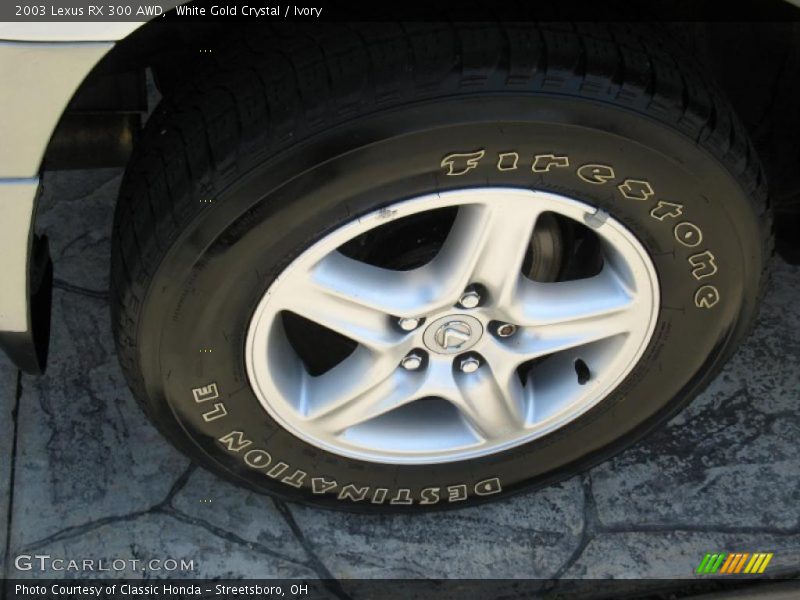 White Gold Crystal / Ivory 2003 Lexus RX 300 AWD
