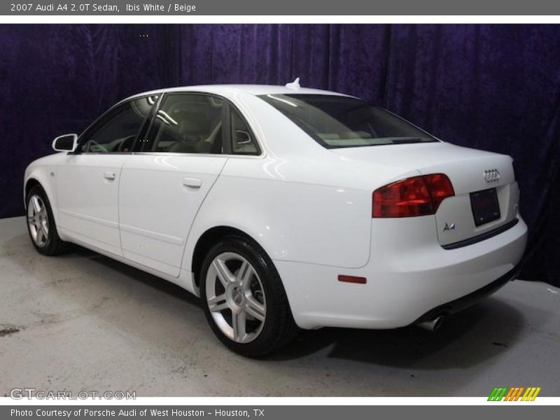 Ibis White / Beige 2007 Audi A4 2.0T Sedan