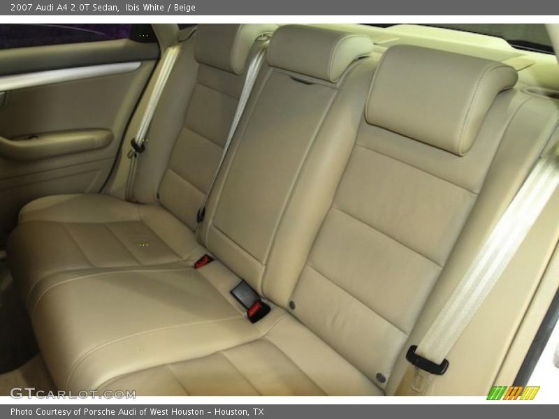 Ibis White / Beige 2007 Audi A4 2.0T Sedan